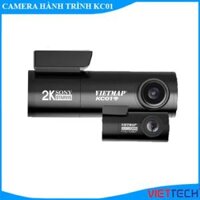 Camera hành trình Vietmap KC01 ghi hình cùng lúc trước và sau xe
