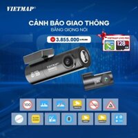 Camera hành trình Vietmap S860 3K (128GB) SMEV tặng VM Live PRO - Trước sau Cảnh báo Giao Thông Toàn Quốc báo tốc độ