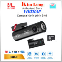 Camera hành trình Vietmap S860 3K(2592*1944p) 64GB, Sony Starvis 2 IMX675 Cảnh báo giao thông - Hàng chính hãng