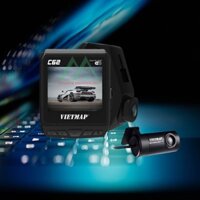 Camera hành trình VietMap C62S, ghi hình chống ngược sáng trước và sau , cảnh báo biển báo giao thông, kết nối WiFi