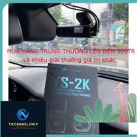 CAMERA HÀNH TRÌNH VIETMAP TS-5K, TS-2K PRO và TS-2k Lite, GHI HÌNH TRƯỚC SAU 2K, KẾT NỐI ĐIỆN THOẠI