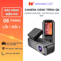 Camera hành trình Wifi Q6 pro 4K Siêu đẹp - Ghi hình 4k - Góc rộng 170 - Điện cầu chì ACC