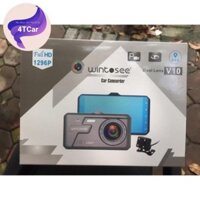CAMERA HÀNH TRÌNH WINTOSEE 4 INCH V10 FULL HD 1296P ADAS - cam kết chính hãng