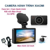 Camera hành trình Wintosee M1 trước sau có định vị GPS, kết nối điện thoại