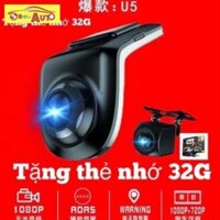 Camera hành trình xe hơi USB HD cho Android  / 6.0.1 / 7.1 /8.1 DVD  U5 tăng thẻ nhơ 32G