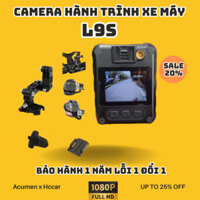 Camera hành trình xe máy L9s wifi chính hãng Owlcam, Có kết nối điện thoại, pin liền cực trâu