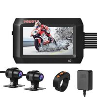 CAMERA HÀNH TRÌNH XE MÁY M4F GPS WIFI DVR DASH CAM FULL HD1080P - GrownTech.vn