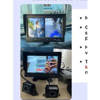 camera hành trình xe tải 2 mắt TR05plus 4k dây 15M