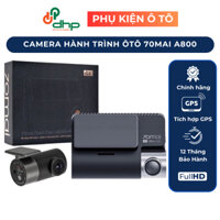 Camera hành trình Xiaomi 70mai Dash cam A800S + Rear cam set , Ghi hình 4K , tích hợp GPS , bản quốc tế