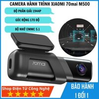 Camera hành trình Xiaomi 70mai M500 Bản quốc tế, độ phân giải  1944p  bộ nhớ trong tới 128gb, tích hợp GPS