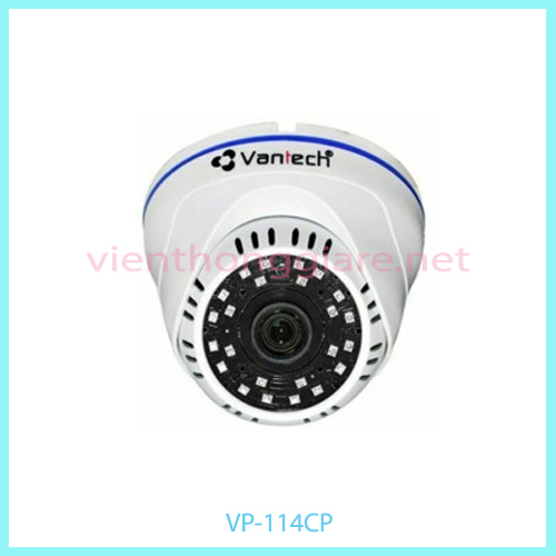Camera HD-CVI bán cầu hồng ngoại Vantech VP-114CP