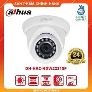 Camera HD-CVI bán cầu Starlight Dahua DH-HAC-HDW2231SP