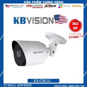 Camera HD-CVI Kbvision KX-C2K11C - 4MP