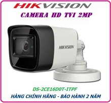Camera HDTVI Hikvision DS-2CE16D0T-ITPF - 2MP