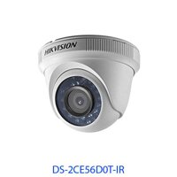 Camera HD-TVI bán cầu hồng ngoại 20m trong nhà 2MP (lõi thép) DS-2CE56D0T-IR
