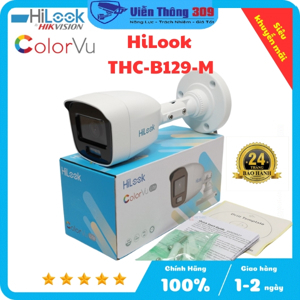 Camera HD-TVI COLORVU 2.0 Megapixel HILOOK THC-B129-M