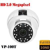 Camera HD-TVI Dome hồng ngoại 2.0 Megapixel VANTECH VP-100T