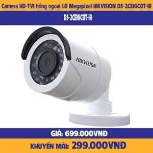 Camera HD hồng ngoại Hikvision DS-2CE16C0T-IR