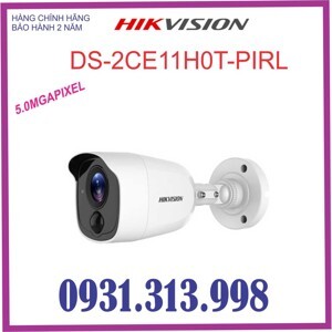 Camera HD-TVI Hikvision DS-2CE11H0T-PIRL - 5MP