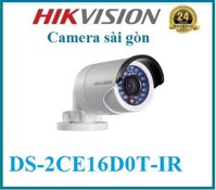 Camera HD-TVI hình trụ hồng ngoại 20m ngoài trời 2MP DS-2CE16D0T-IR