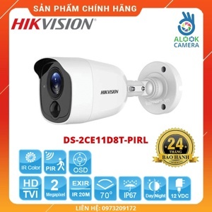 Camera HD-TVI trụ hồng ngoại 20m HIKvision DS-2CE11D8T-PIRL 2MP