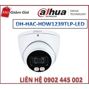 Camera HDCVI Dahua HAC-HDW1239TLP-LED - 2MP