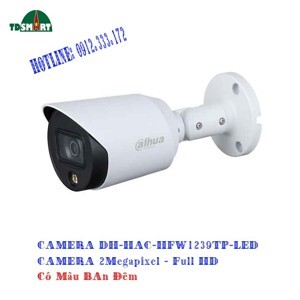 Camera HDCVI Dahua HAC-HFW1239TP-LED - 2MP
