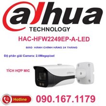 Camera HAC-HFW2249EP-A-LED