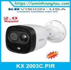Camera HDCVI Kbvision KX-2003C.PIR - 2MP