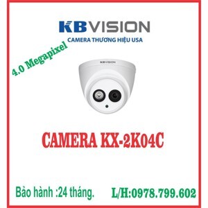 Camera hdcvi KBvision kx-2k04c 4.0mp hồng ngoại 50m