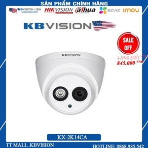 Camera HDCVI Kbvision KX-2K14CA - 4MP
