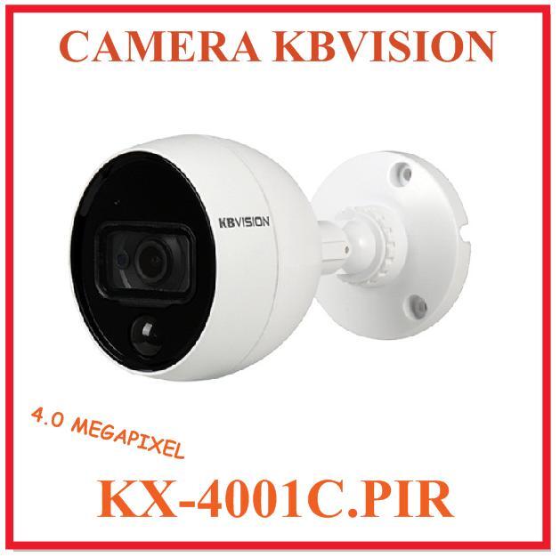 Camera HDCVI Kbvision KX-4001C.PIR - 4MP