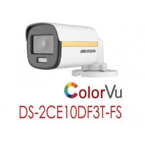 Camera HDTVI ColorVu Hikvision DS-2CE10DF3T-FS - 2MP