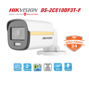Camera HDTVI ColorVu Hikvision DS-2CE10DF3T-F - 2MP