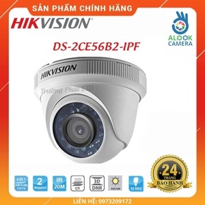 Camera HDTVI Hikvision DS-2CE56B2-IPF - 2MP