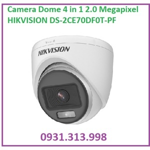 Camera HDTVI Hikvision DS-2CE70DF0T-PF