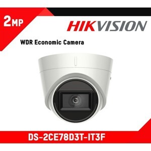 Camera HDTVI Hikvision DS-2CE78D3T-IT3F - 2MP