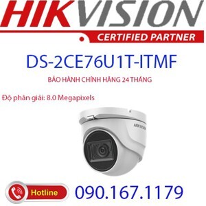 Camera HDTVI Hikvision DS-2CE76U1T-ITMF - 8.3MP
