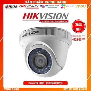 Camera HDTVI Hikvision HKC-56D0T-IRP - 2MP