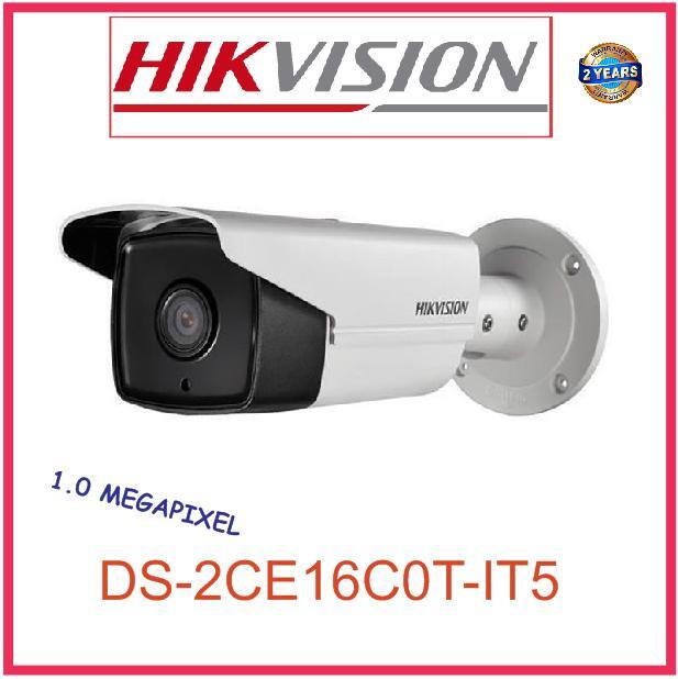 Camera HDTVI thân hồng ngoại Hikvision  DS-2CE16C0T-IT5 - 1.0 megapixel