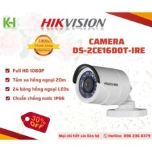 Camera HDTVI Hikvision DS-2CE16D0T-IRE 2MP