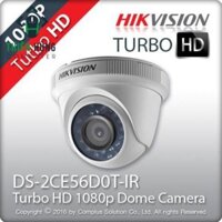 Camera Hikvision bán cầu DS-2CE56D0T-IR(C) 2MP FULL HD (NGOÀI TRỜI - VỎ SẮT)