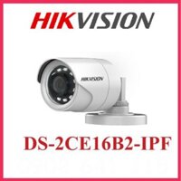 Camera HIKVISION DS-2CE16B2-IPF 2.0 Megapixel, IR 20m, Camera 4 in 1 TVI/CVI/AHD/CVBS, chuẩn IP66 - Hàng chính hãng