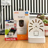 Camera IMOU A32EP 3MP 2K Xoay 360 Độ- Đàm Thoại 2 Chiều- Báo Động Chống Trộm- Wifi Trong Nhà Chính Hãng