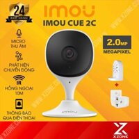 Camera IMOU Cue 2C 2MP Camera Wifi, góc nhìn rộng, tích hợp micro thu âm, bản quốc tế - Hàng Chính Hãng - 2MP  Đế  Phích - Thẻ nhớ ADATA 64GB