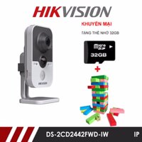 CAMERA IP 4.0MP HIKVISION DS-2CD2442FWD-IW + Tặng thẻ nhớ 32Gb + Bộ đồ chơi rút gỗ [bonus]