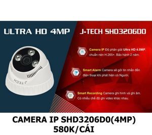 Camera IP 4MP J-Tech  SHD3206D0