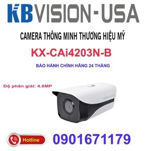 Camera IP AI Kbvision KX-CAi4203N-B