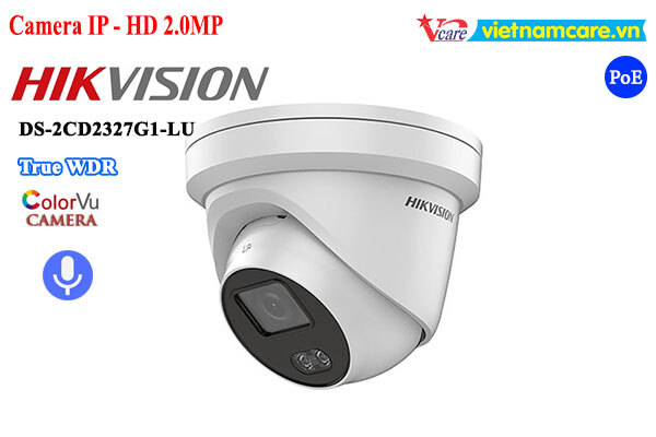 Camera IP Colorvu Hikvision DS-2CD2327G1-LU - 2MP