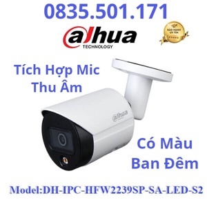 Camera IP DAHUA DH-IPC-HFW2239SP-SA-LED-S2